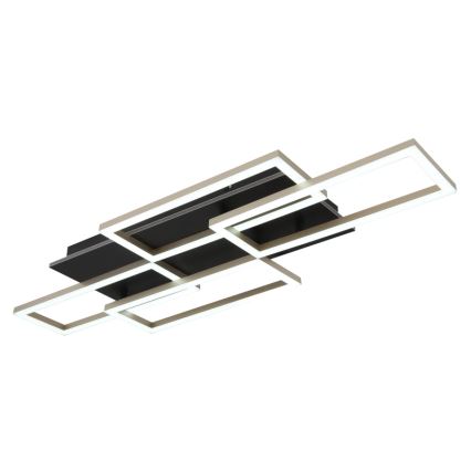 Globo - Plafonnier LED dimmable LED/40W/230V 2700-6500K 32,5x87,5 cm noir + télécommande