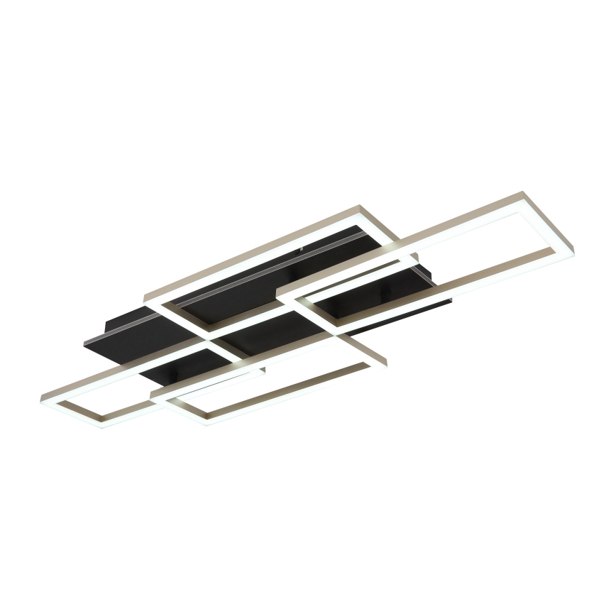 Globo - Plafonnier LED dimmable LED/40W/230V 2700-6500K 32,5x87,5 cm noir + télécommande