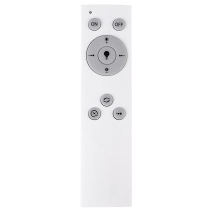 Globo - Plafonnier LED dimmable LED/40W/230V 2700-6500K 32,5x87,5 cm noir + télécommande