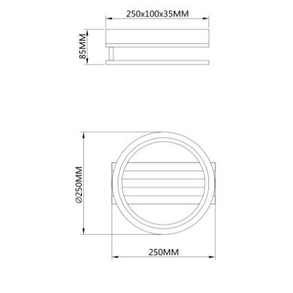 Globo - Plafonnier LED/10W/230V 3000/4200/6000K