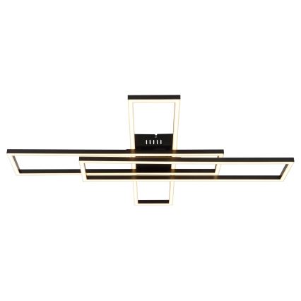Globo - Plafonnier LED 55 W, 230 V, 3000 K, 80 x 60 cm