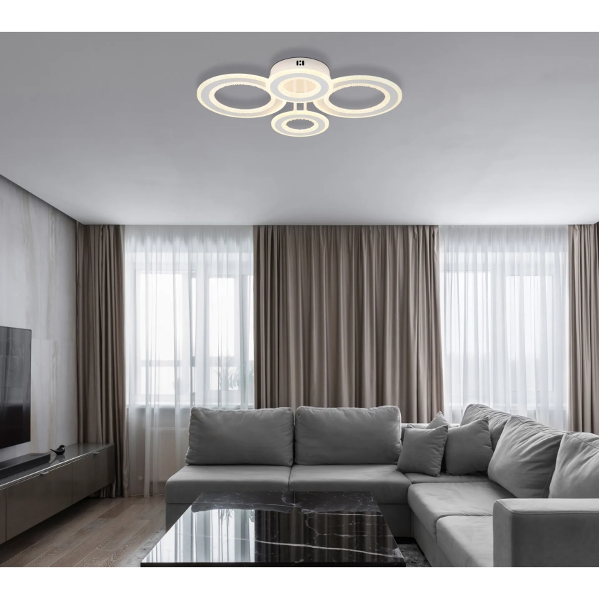Globo - Plafonnier LED/54W/230V 3000/4200/6000K 59x42 cm