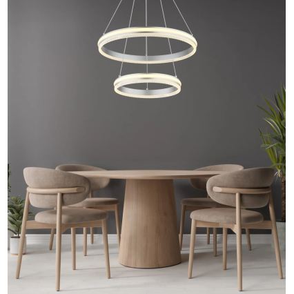 Globo - Suspension LED dimmable sur câble LED/60W/230V 2700–6000K + télécommande