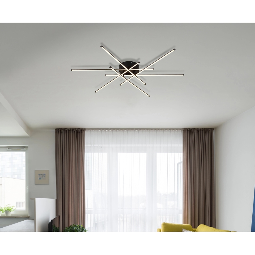 Globo - Plafonnier LED/40W/230V 3000K noir
