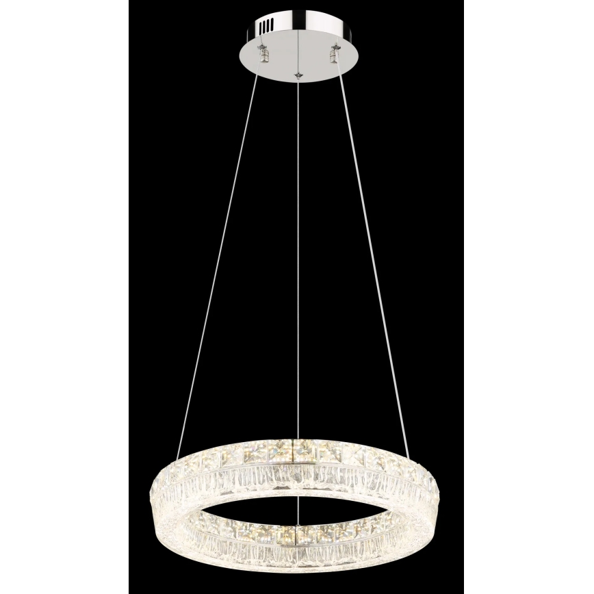 Globo - Suspension LED dimmable sur câble LED/24W/230V 2700-6000K transparente + télécommande