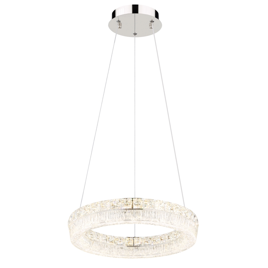 Globo - Suspension LED dimmable sur câble LED/24W/230V 2700-6000K transparente + télécommande