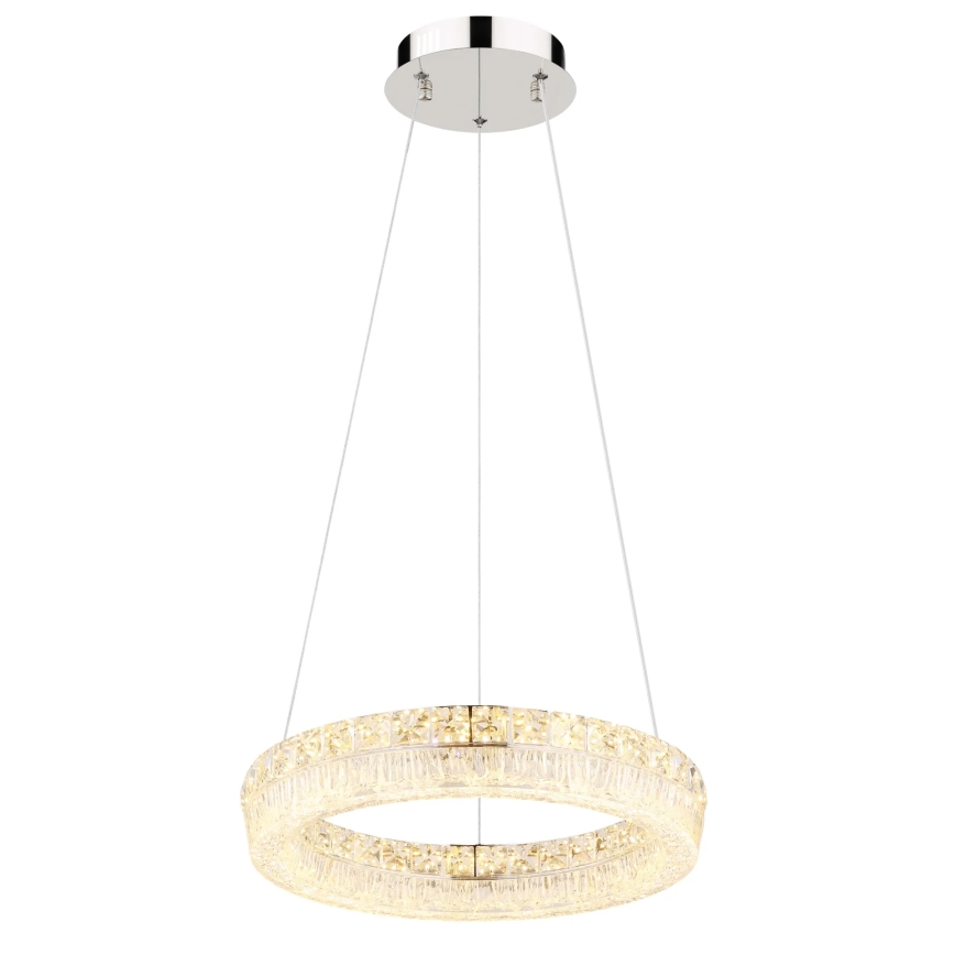 Globo - Suspension LED dimmable sur câble LED/24W/230V 2700-6000K transparente + télécommande