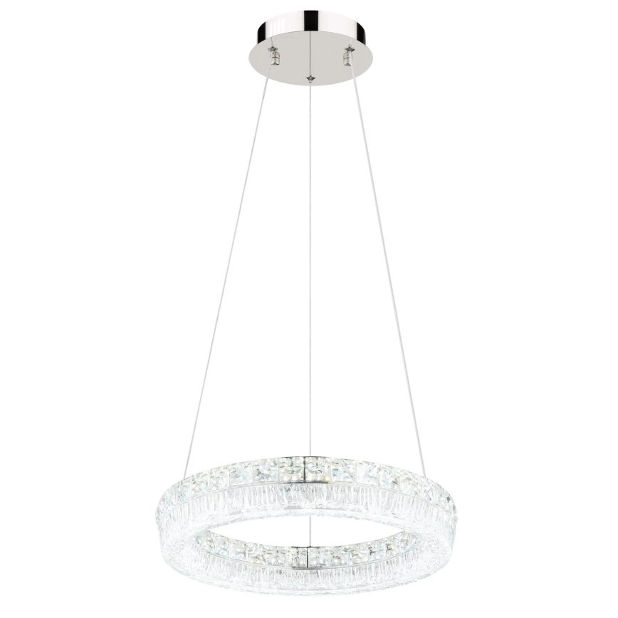 Globo - Suspension LED dimmable sur câble LED/24W/230V 2700-6000K transparente + télécommande