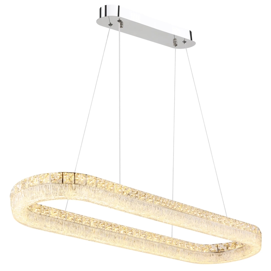Globo - Suspension LED dimmable sur câble LED/40W/230V 2700-6000K transparente + télécommande