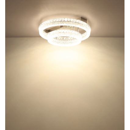 Globo - Plafonnier LED dimmable LED/60W/230V 2700-6000K transparent + télécommande