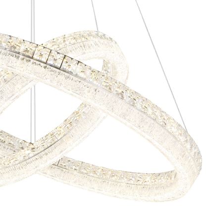 Globo - Suspension LED dimmable sur câble LED/72W/230V 2700-6000K transparente + télécommande
