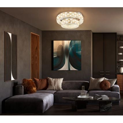 Globo - Plafonnier LED dimmable LED/55W/230V 2700-6000K Ø 61 cm + télécommande