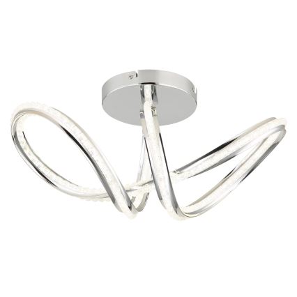 Globo - Plafonnier LED dimmable LED/40W/230V 2700-6000K finition chrome brillant + télécommande