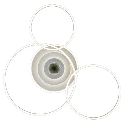 Globo - Plafonnier LED dimmable LED/60W/230V 2700-6500K 80,8x99,2 cm argenté + télécommande