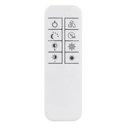 Globo - Plafonnier LED dimmable LED/60W/230V 2700-6500K 80,8x99,2 cm argenté + télécommande