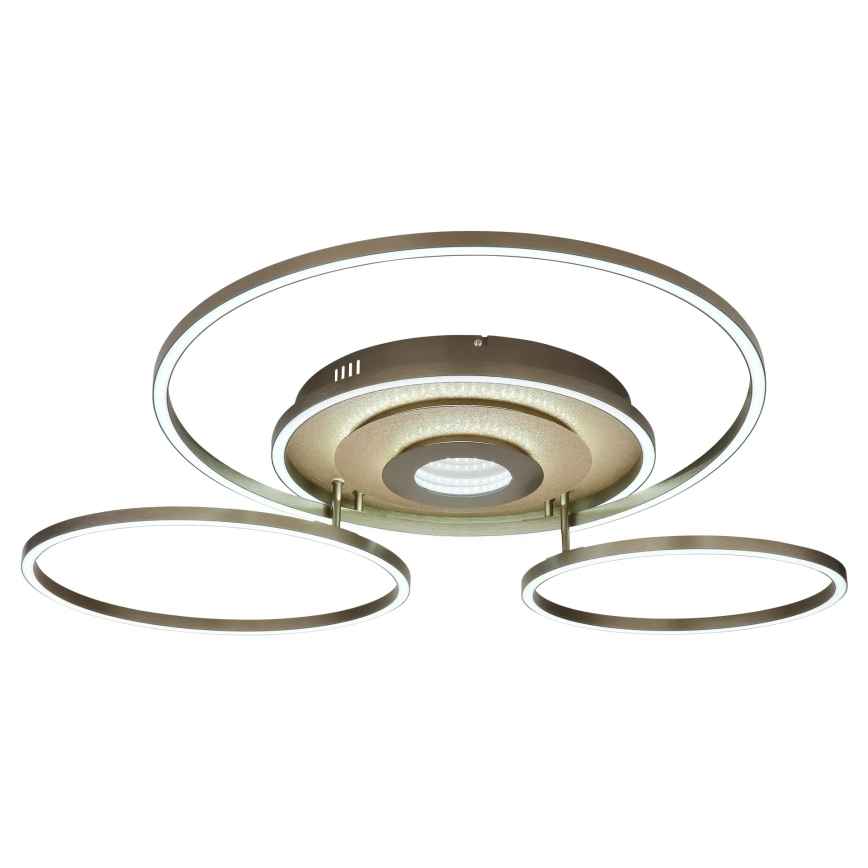 Globo - Plafonnier LED dimmable LED/60W/230V 2700-6500K 80,8x99,2 cm laiton + télécommande