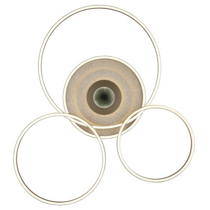 Globo - Plafonnier LED dimmable LED/60W/230V 2700-6500K 80,8x99,2 cm laiton + télécommande