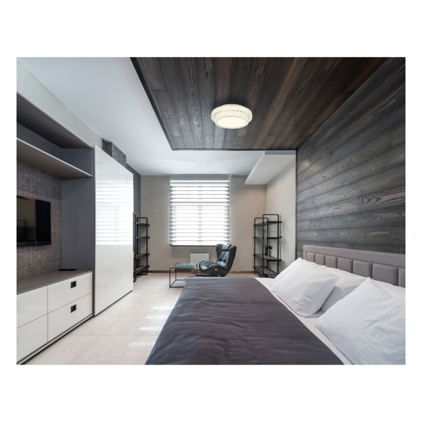Globo - Plafonnier LED dimmable 38W/230V 2700-6000K Ø 40 cm + télécommande