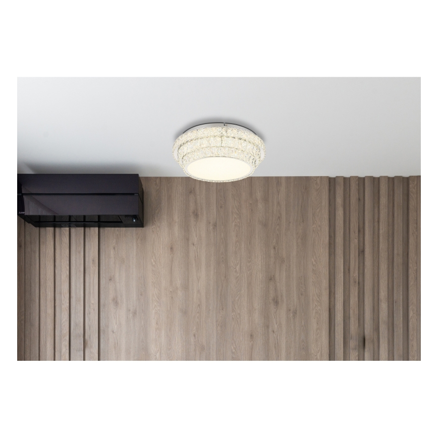 Globo - Plafonnier à intensité variable LED/48W/230V 2700-6000K d. 50 cm blanc + Télécommande