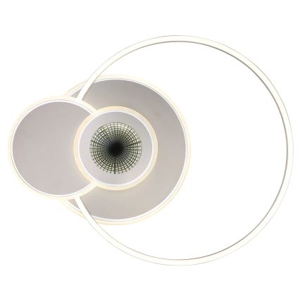 Globo - Plafonnier LED dimmable LED/24W/230V 2700-6000K argenté + télécommande