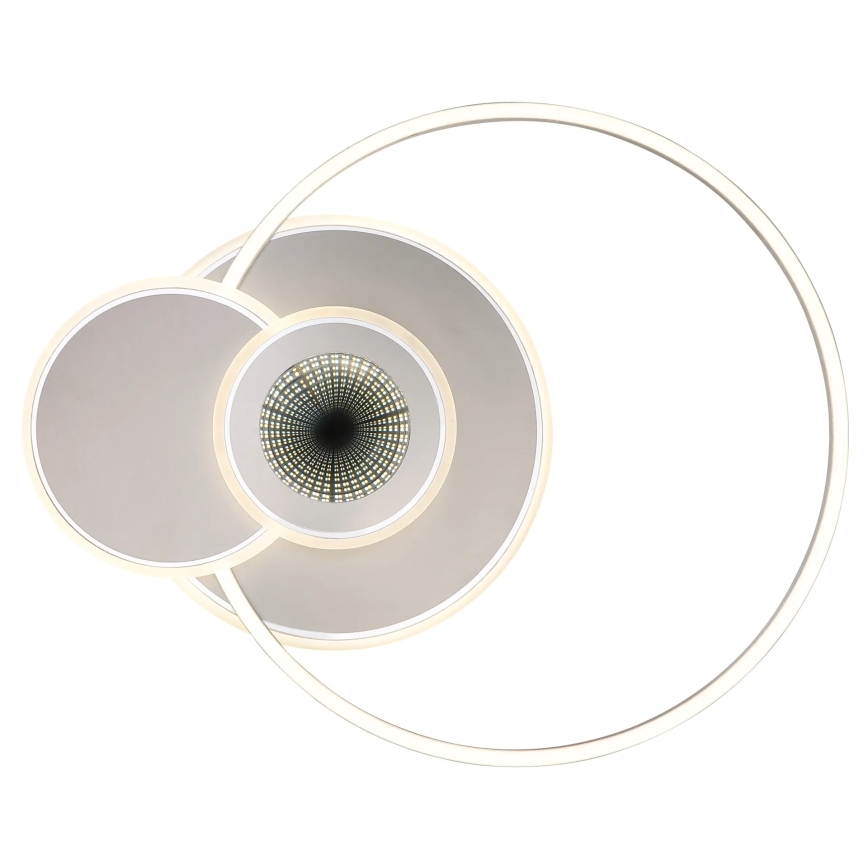 Globo - Plafonnier LED dimmable LED/24W/230V 2700-6000K argenté + télécommande