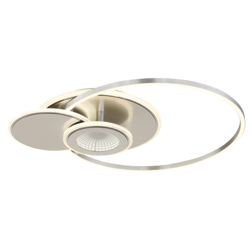 Globo - Plafonnier LED dimmable LED/24W/230V 2700-6000K argenté + télécommande