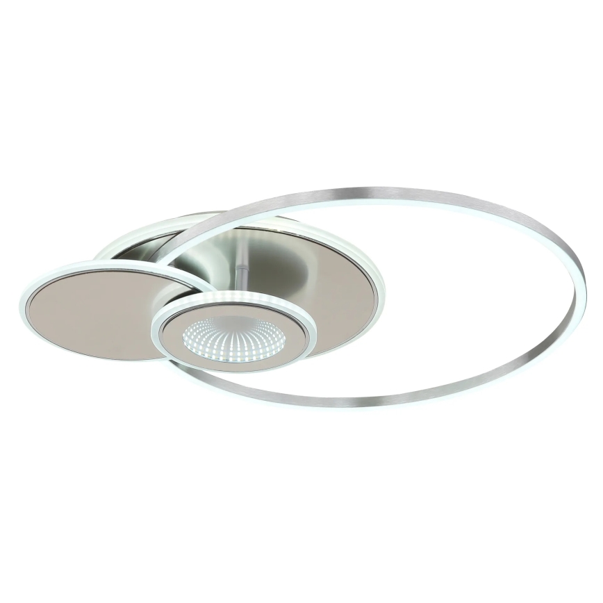 Globo - Plafonnier LED dimmable LED/24W/230V 2700-6000K argenté + télécommande