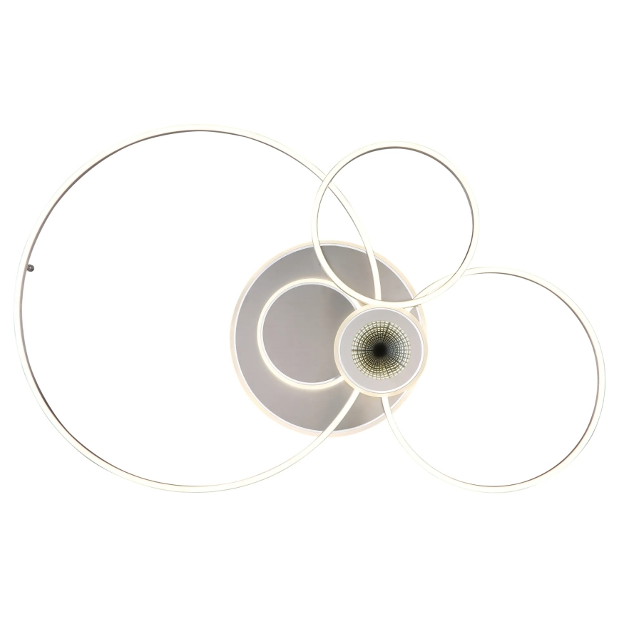 Globo - Plafonnier LED dimmable LED/36W/230V 2700-6000K argenté + télécommande