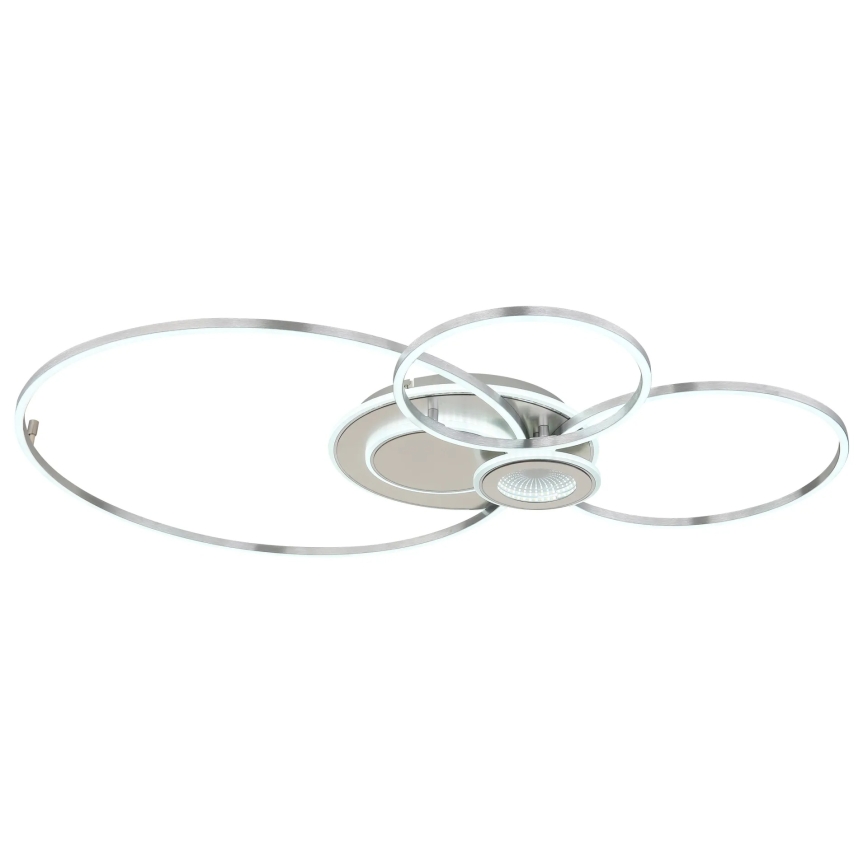 Globo - Plafonnier LED dimmable LED/36W/230V 2700-6000K argenté + télécommande