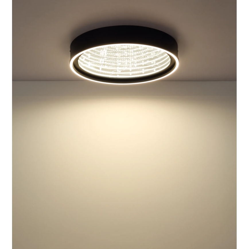 Globo - Plafonnier LED dimmable LED/40W/230V 2700-6500K Ø 51,5 cm noir + télécommande