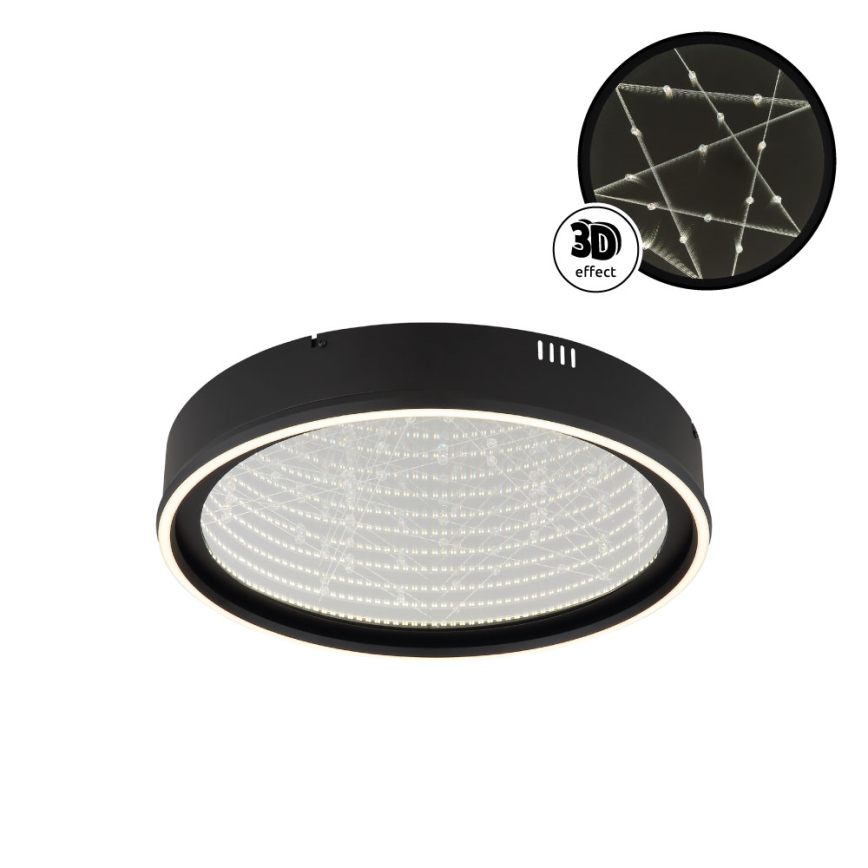Globo - Plafonnier LED dimmable LED/40W/230V 2700-6500K Ø 51,5 cm noir + télécommande