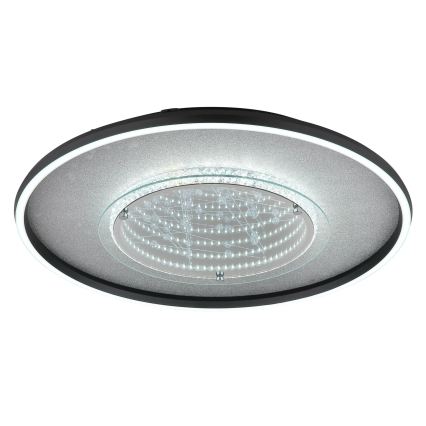 Globo - Plafonnier LED LED/40W/230V 3000/4000/6000K Ø 51,5 cm noir