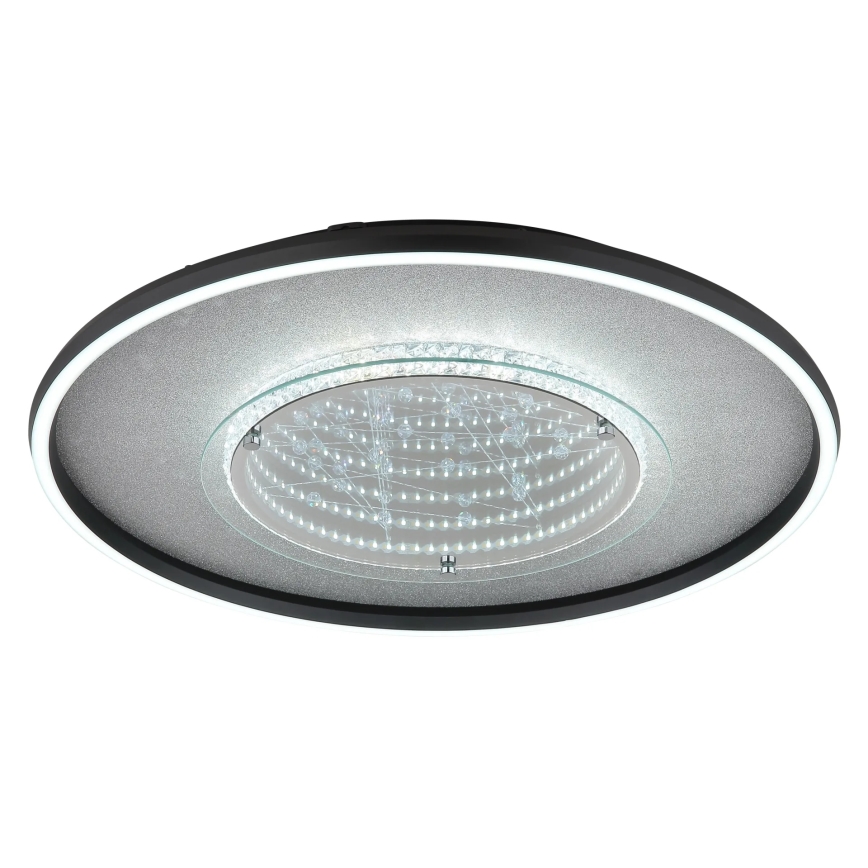 Globo - Plafonnier LED LED/40W/230V 3000/4000/6000K Ø 51,5 cm noir