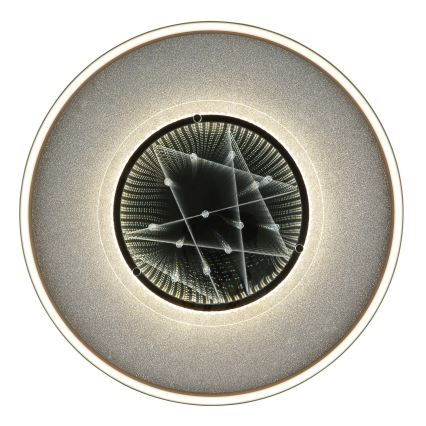 Globo - Plafonnier LED LED/40W/230V 3000/4000/6000K Ø 51,5 cm noir