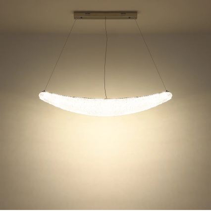 Globo - Suspension LED dimmable sur câble LED/40W/230V 2700-6000K chrome brillant + télécommande