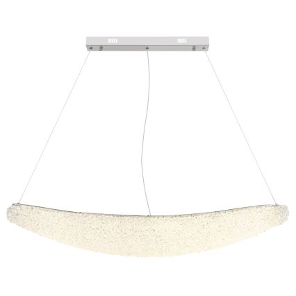 Globo - Suspension LED dimmable sur câble LED/40W/230V 2700-6000K chrome brillant + télécommande