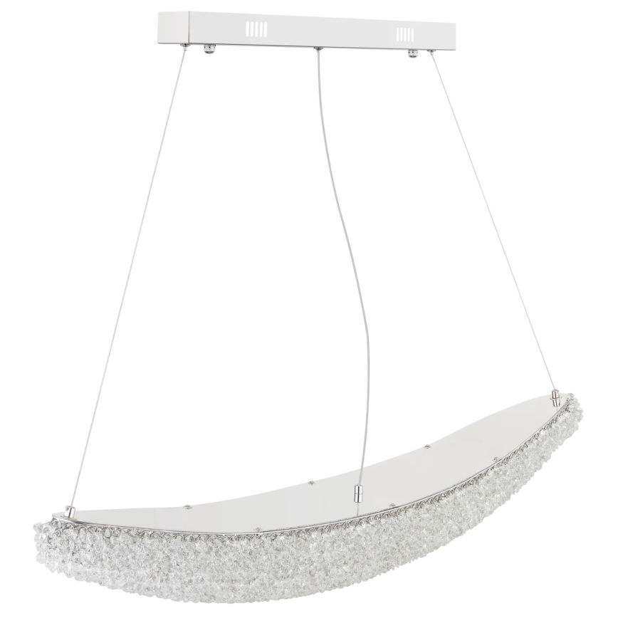 Globo - Suspension LED dimmable sur câble LED/40W/230V 2700-6000K chrome brillant + télécommande