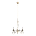 GLOBO 69003-3 - Lustre avec chaîne TRUNCATUS 3xE14/40W/230V