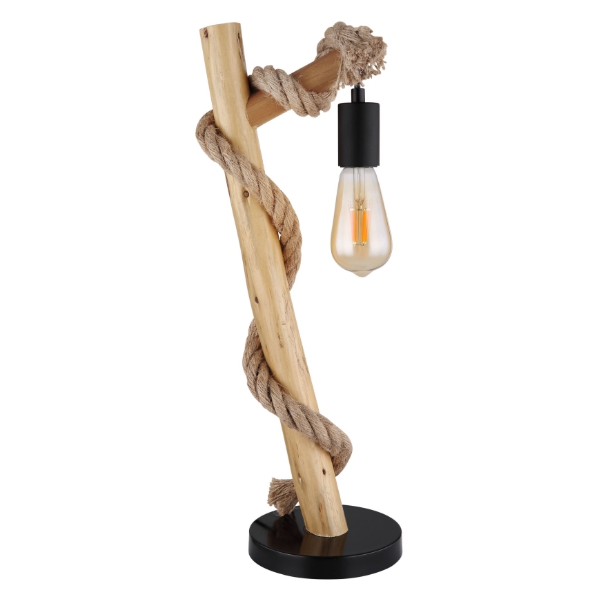 Globo - Lampe de table 1xE27/60W/230V hêtre