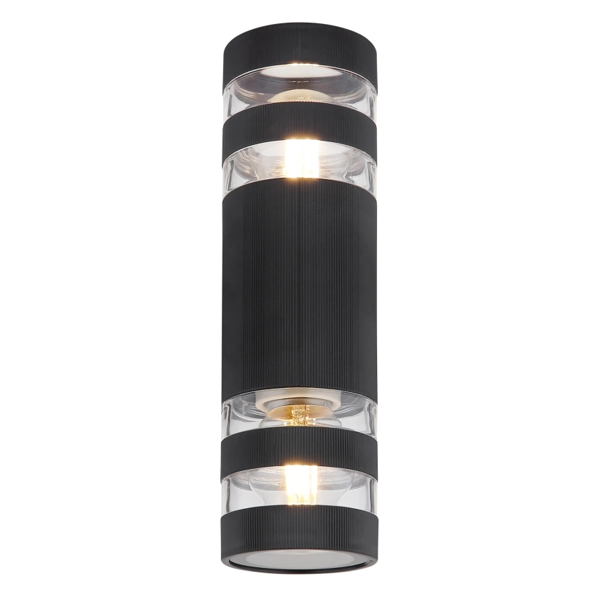 Globo - Applique murale 2xE27/10W/230V noire