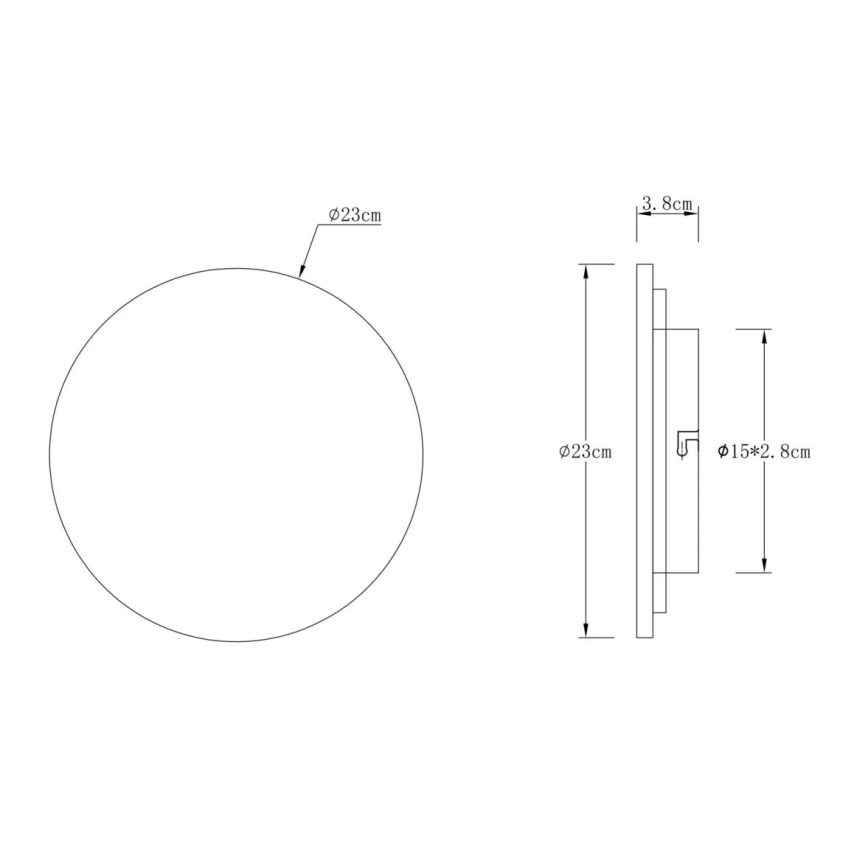 Globo - Applique murale LED/12W/230V 3000K