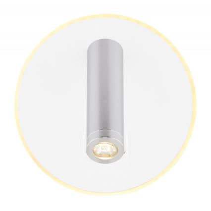 Globo - Spot mural LED/6W + LED/1W/230V