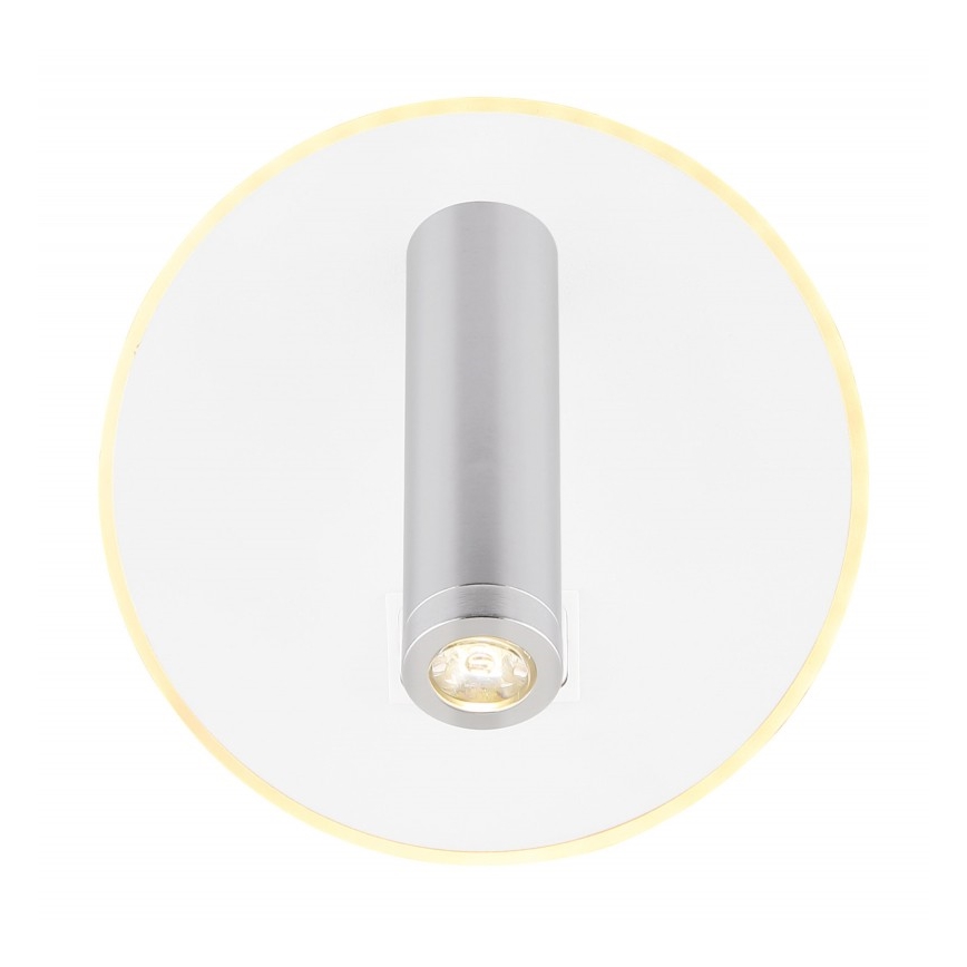 Globo - Spot mural LED/6W + LED/1W/230V
