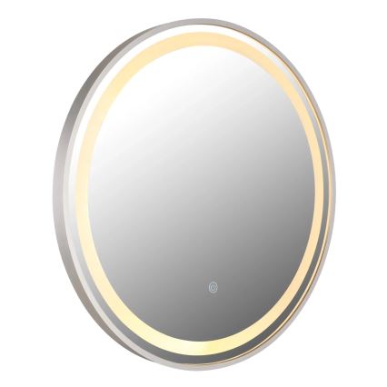 Globo - Miroir à intensité variable avec rétro-éclairage LED/10W/230V 2700/4000/6500K d. 50 cm