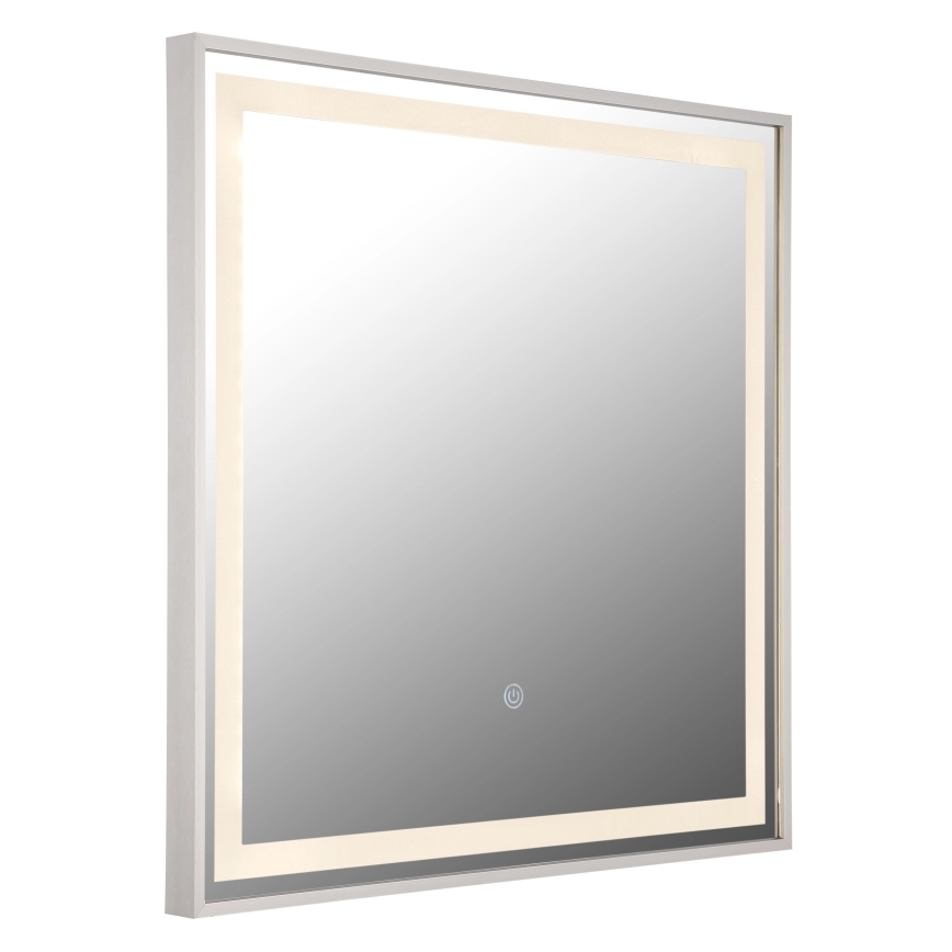 Globo - Miroir à intensité variable avec rétro-éclairage LED/10W/230V 50x50 cm
