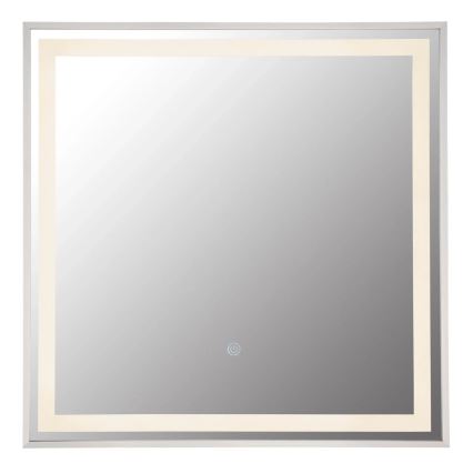 Globo - Miroir à intensité variable avec rétro-éclairage LED/10W/230V 50x50 cm