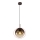 Globo - Abat-jour de remplacement pour lustre Ø 20 cm, brun fumé