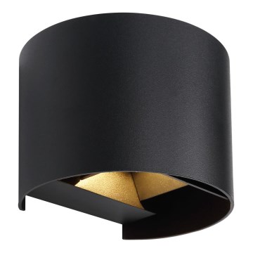 Globo - Applique murale d'extérieur LED 2x LED/3W/230V IP54 noire