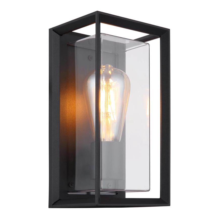 Globo - Applique murale extérieure 1xE27/60W/230V IP44 noir