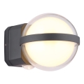Globo - Applique murale extérieure LED/12W/230V IP54 noir
